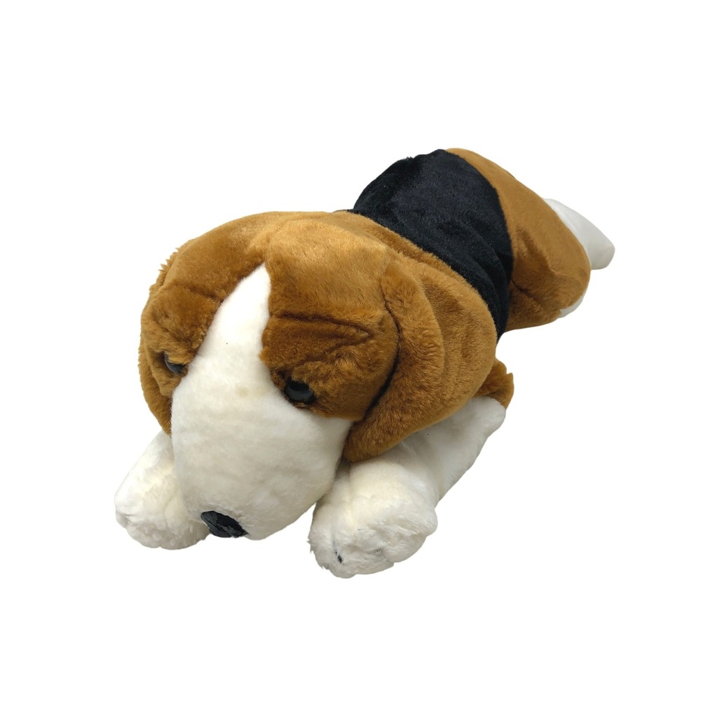Kids Preferred Beagle Plush Puppy Dog Brown White Black Floppy VTG 14"